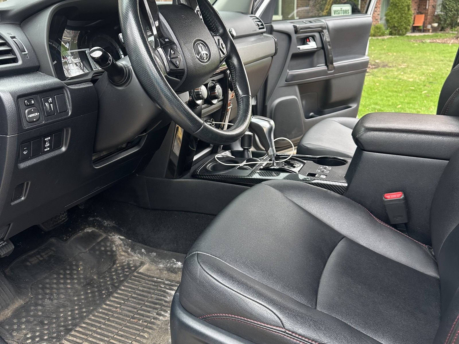 Toyota 4Runner interior before detailing by iCon Details